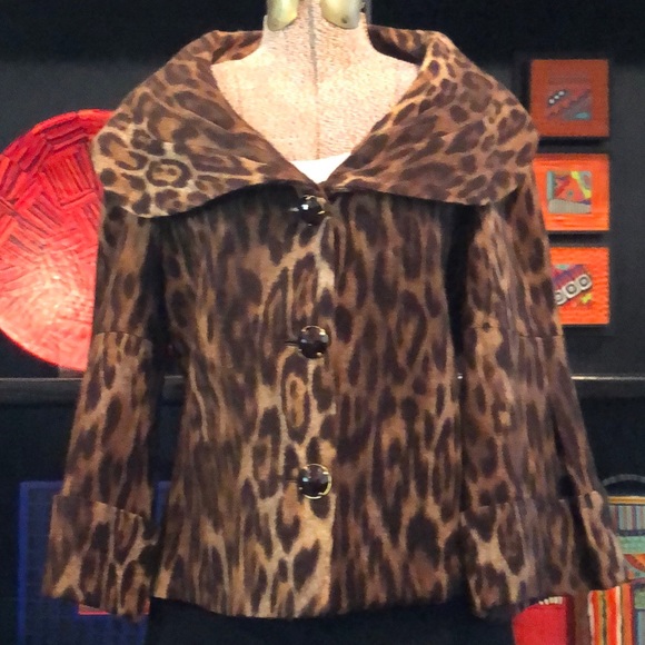Fashionista Jackets Coats Gorgeous Leopard Print Jacket With Fashionista Jackets Coats Gorgeous Leopard Print Jacket With